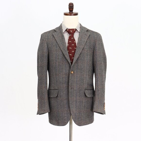 Lands' End Other - Lands' End 40R Gray Check 2-Button Sport Coat Blazer Jacket V453